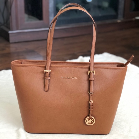 mk jet set travel carryall tote